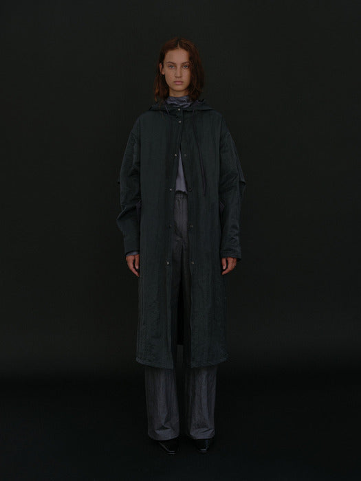 [moia] reversible hooded coat (stormy blue)