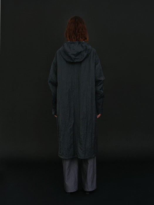 [moia] reversible hooded coat (stormy blue)