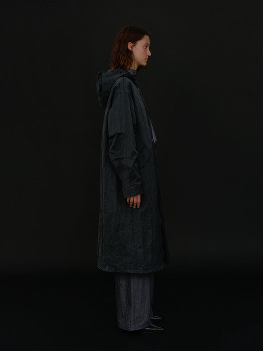 [moia] reversible hooded coat (stormy blue)