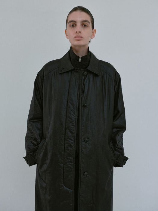 [moia] wind trench coat (black)