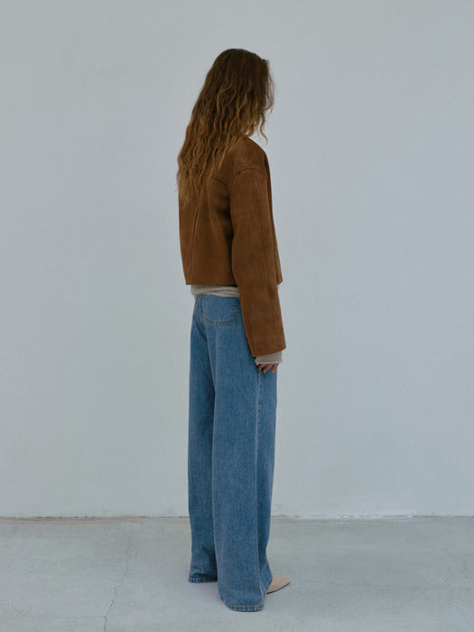 [moia] suede jacket (camel)