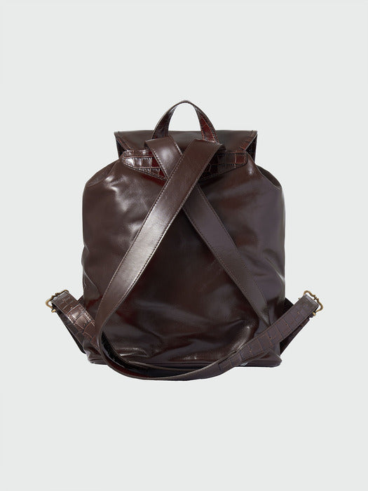 Eenk Hoever Buckled Pocket Backpack - Brown