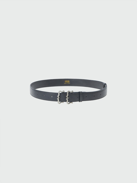 Eenk Xod Double Buckle Belt - Grey