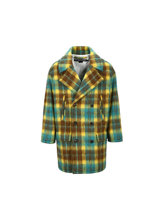 [andersson bell] UNISEX LEON PEA COAT awa558u(YELLOW/BROWN)