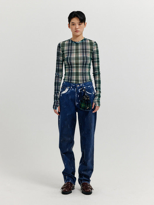 Eenk Xixi Classic Denim Pants - Dark Navy
