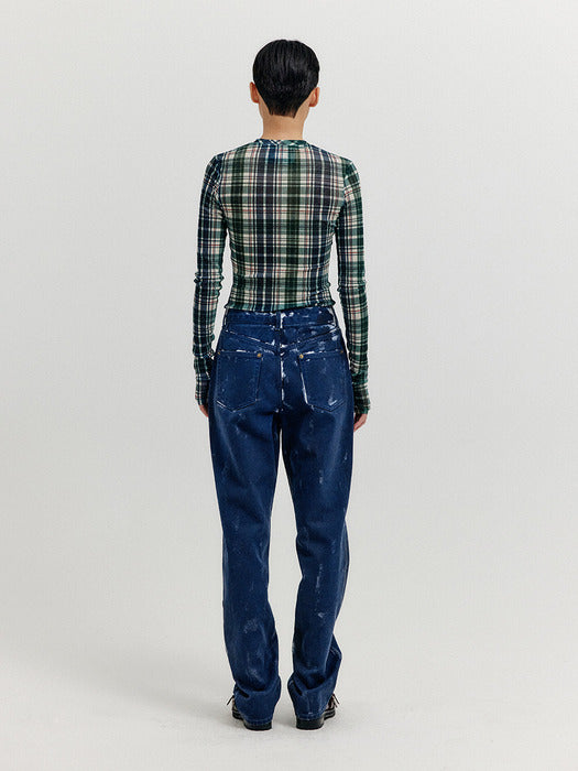 Eenk Xixi Classic Denim Pants - Dark Navy