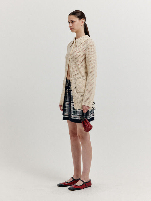 Eenk Xelts Pocket Knit Shirt - Ivory