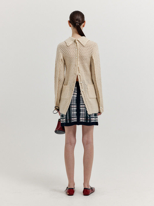 Eenk Xelts Pocket Knit Shirt - Ivory