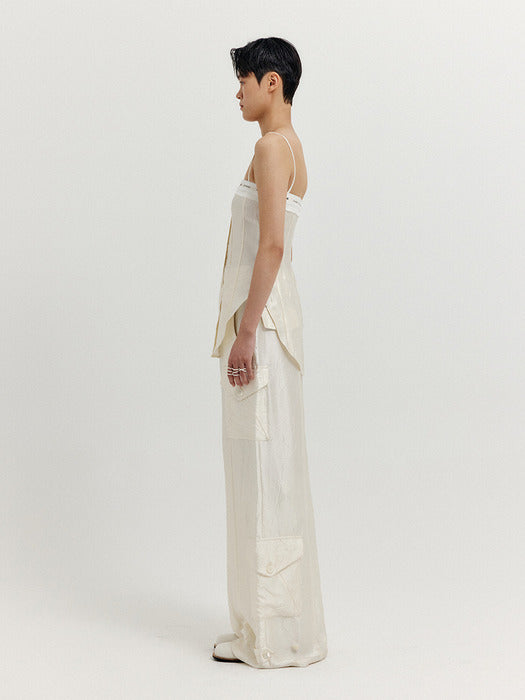 Eenk Xeida Cargo Pants - Ivory