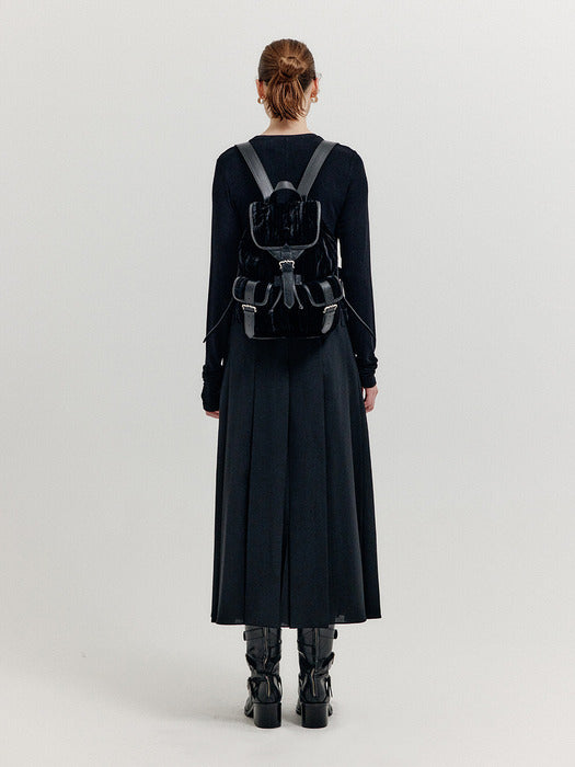 Eenk Xiond Double-Belt Wrap Pants - Black