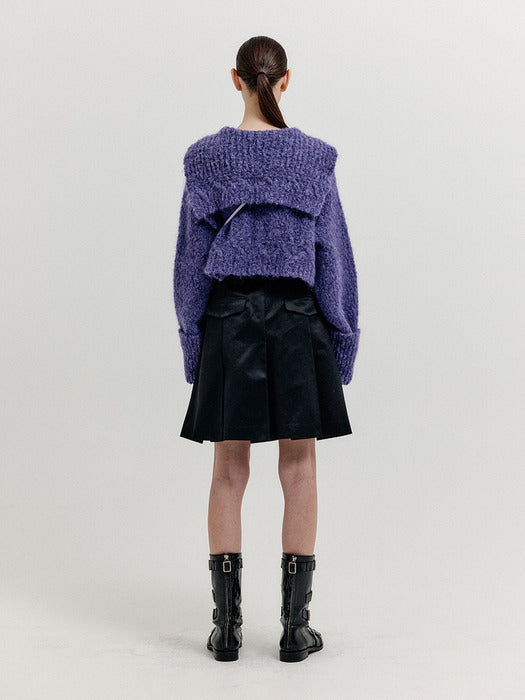 Eenk Xovel Pintucked Skirt - Black