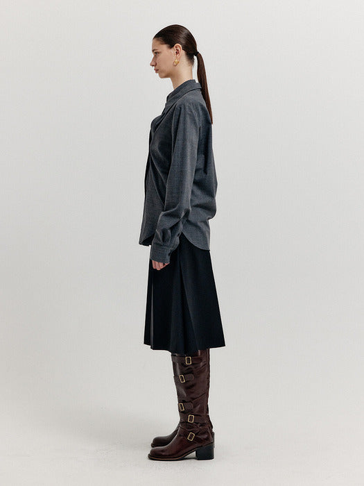Eenk Xayer Layerd Shirts - Grey