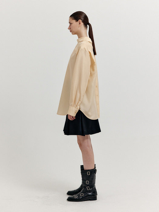 Eenk Xevis Reversed Shirt - Beige