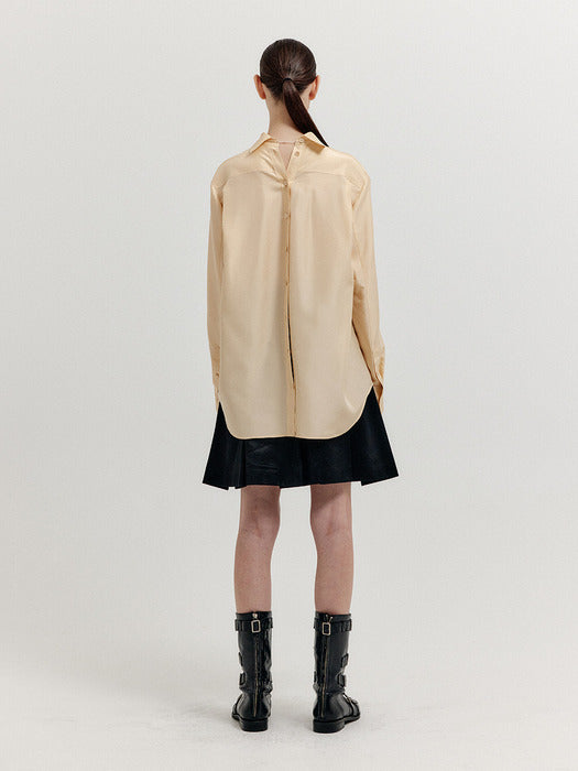 Eenk Xevis Reversed Shirt - Beige