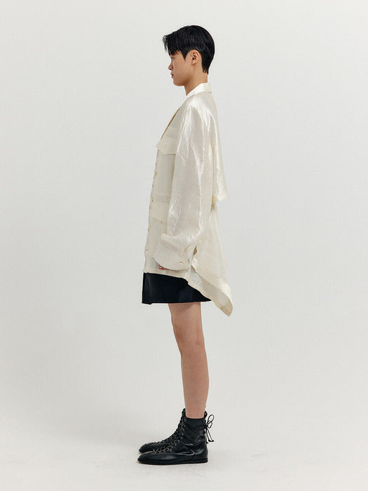 Eenk Xirina 4-Pocket Shirt - Ivory