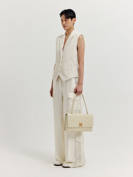 Eenk XI Buttoned Vest - Ivory