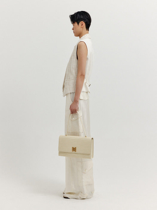 Eenk XI Buttoned Vest - Ivory