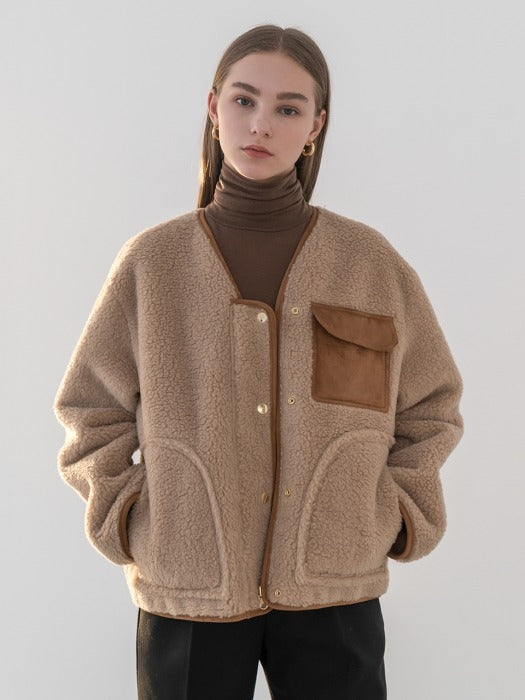 [TILLIDIE] Tencel basic turtle neck tee in brown_