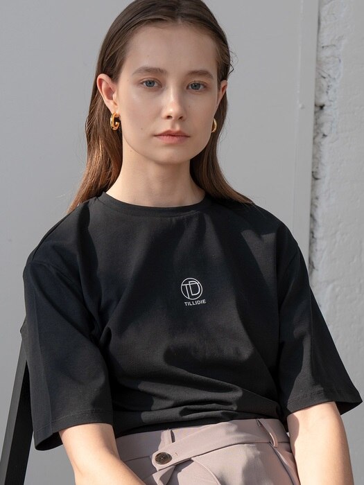 [TILLIDIE] TILL I DIE logo printed tee in black_