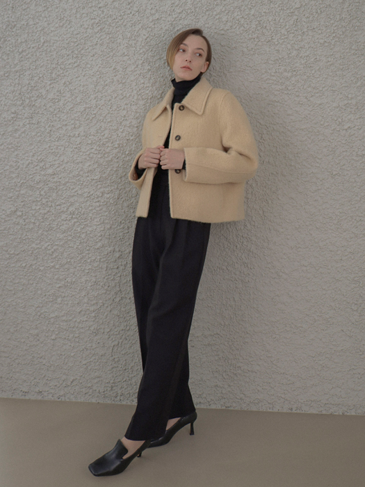 [TILLIDIE] Two Turk Wide Pants(Black)