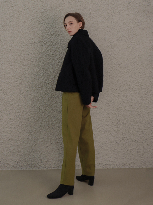 [TILLIDIE] Wool Wide Pants(Olive)