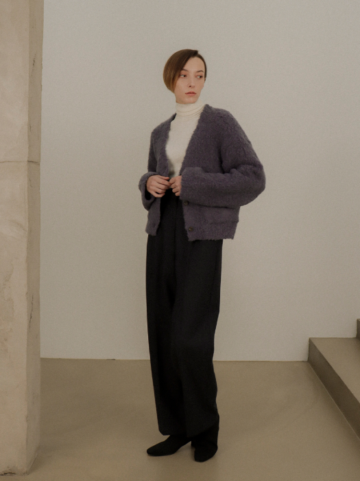 [TILLIDIE] Wool Wide Pants(Grey)