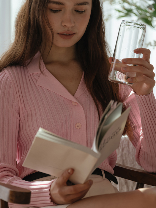 [TILLIDIE] Ripped summer knit cardigan (3color)