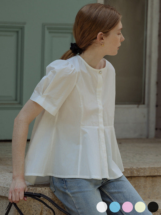 Tillidie Pearl point flare blouse
