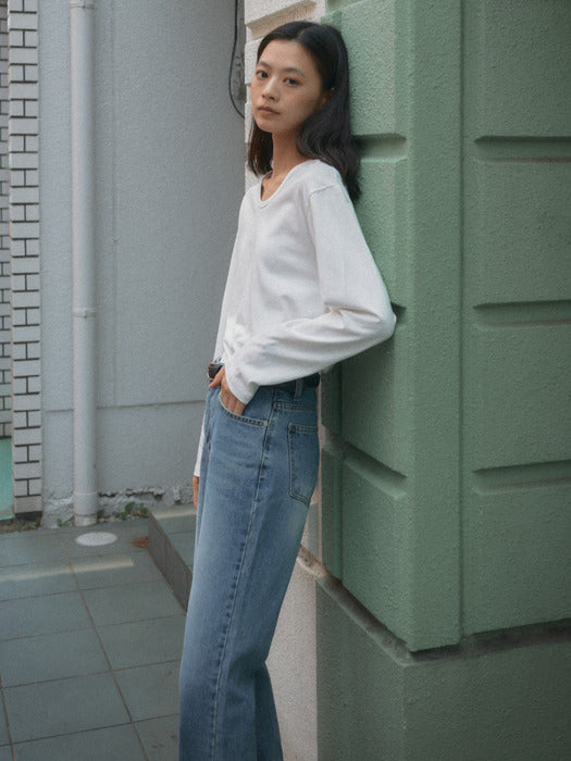 [TILLIDIE] USA Comfortable denim pants