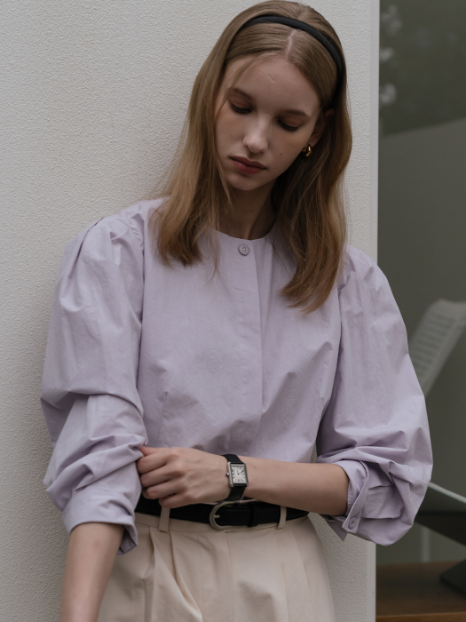 [TILLIDIE] Ola puff blouse_Purple