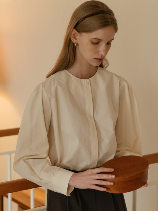 [TILLIDIE] Ola puff blouse(Cream)
