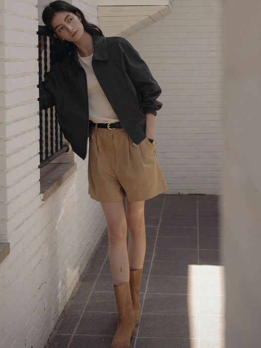 [TILLIDIE] Jeddy Bomber jacket_Charcoal