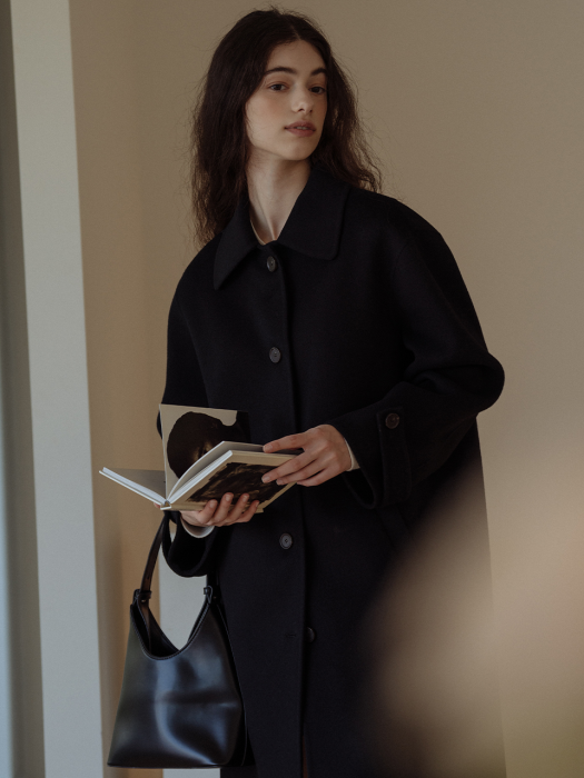 [TILLIDIE] Handmade premium wool coat(Black)