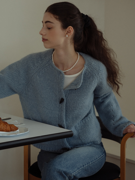 [TILLIDIE] Heidi cardigan_Skyblue