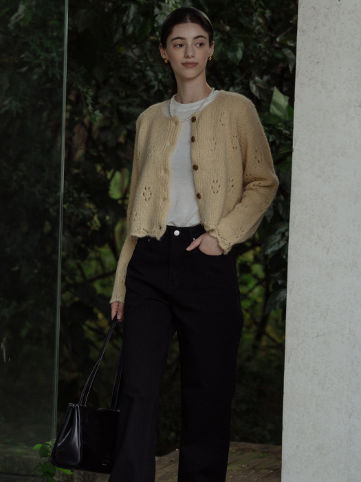 [TILLIDIE] Premium comfortable denim_Black