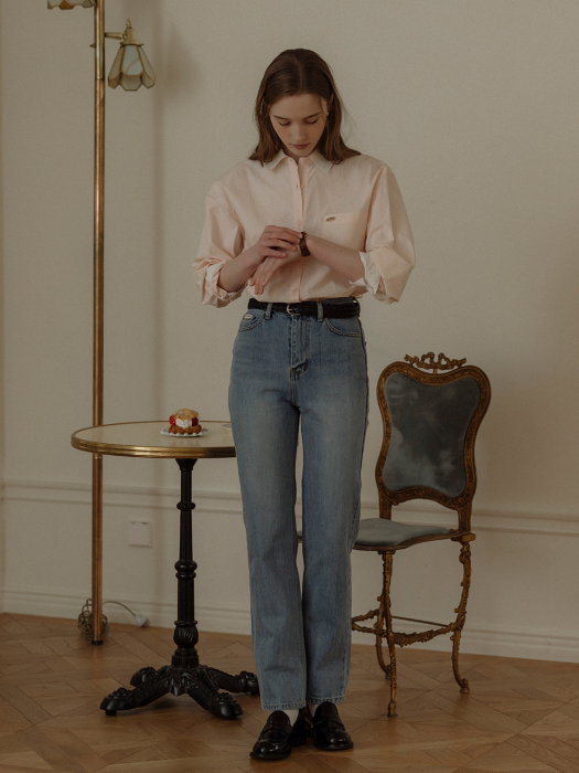 [TILLIDIE] Khihara fabric premium denim(Light blue)