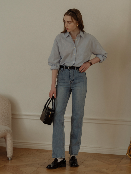 [TILLIDIE] Khihara fabric premium denim(Light blue)