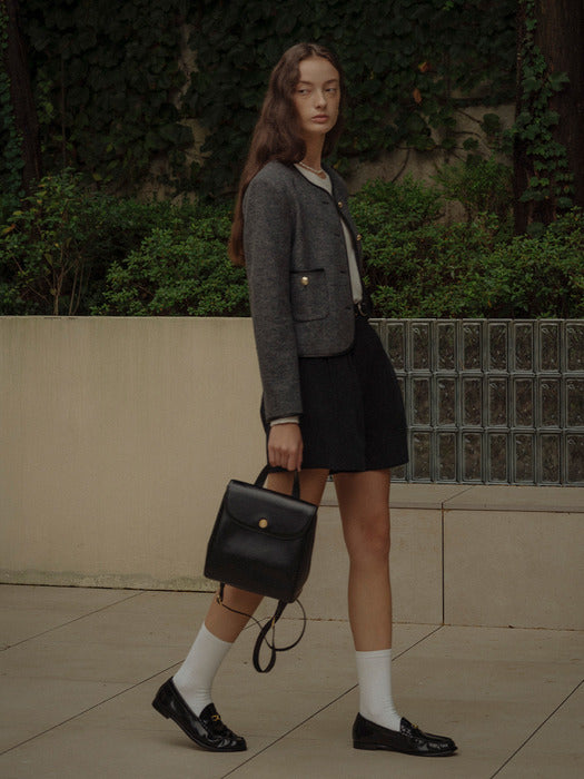 [TILLIDIE] Adeline classic backpack(Black)