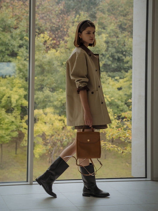 [TILLIDIE] Adeline classic backpack(Camel)