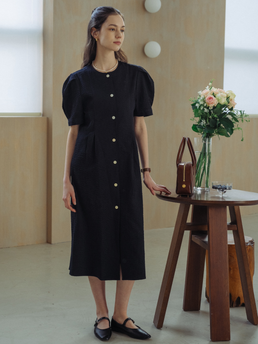 [TILLIDIE] Martha embo ops(Navy)