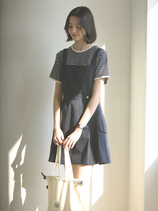 Tillidie Cotton stripe T-shirt