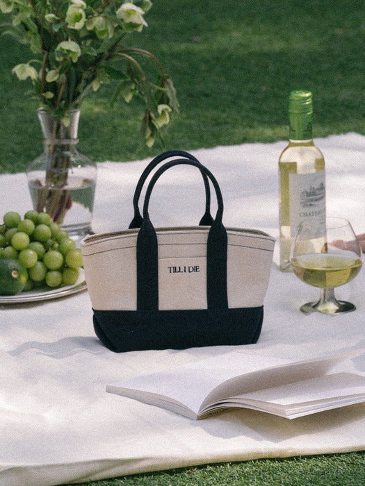 [TILLIDIE] Mini canvas tote bag(2color)
