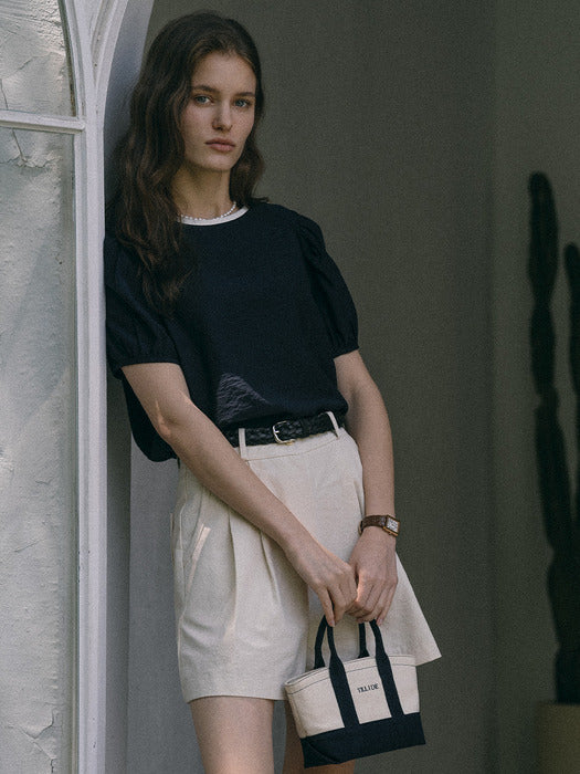 [TILLIDIE] Mini canvas tote bag(2color)