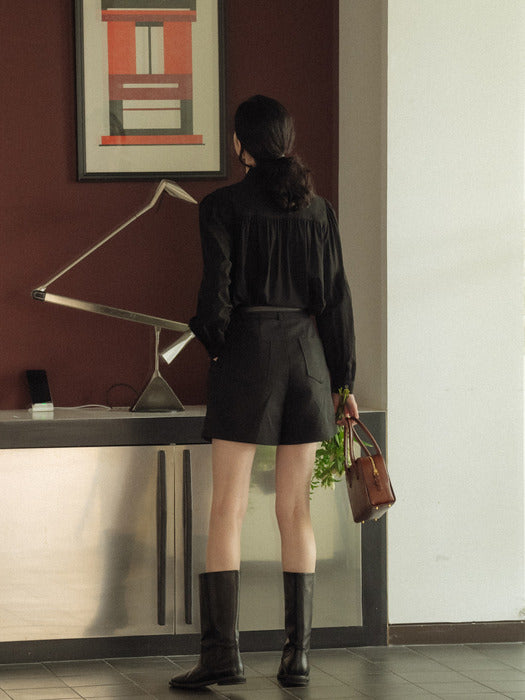 [TILLIDIE] Nove lace blouse_Black