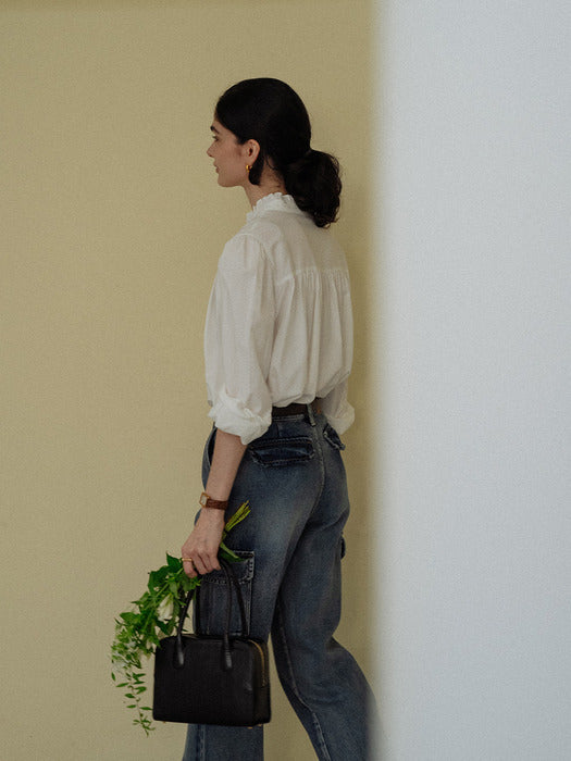 [TILLIDIE] Nove lace blouse_Ivory