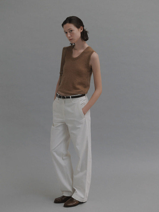 [nothing written] Jeff chino pants (White)