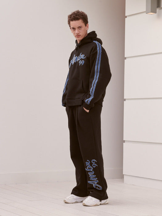 [ambler] Denim AMBLER Straight 2-Way pants AP704 (Black)