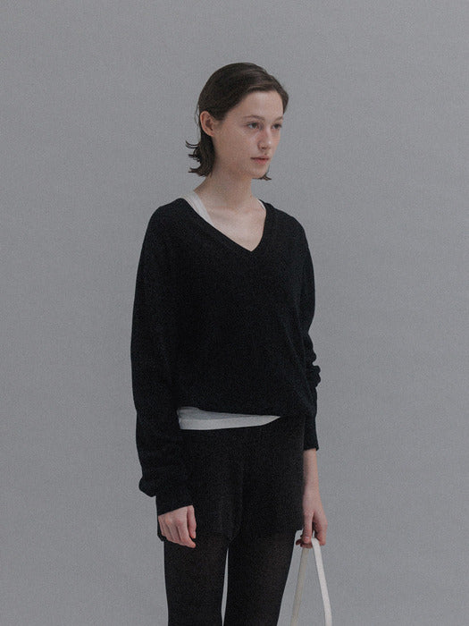 Hany cashmere knit (Black)