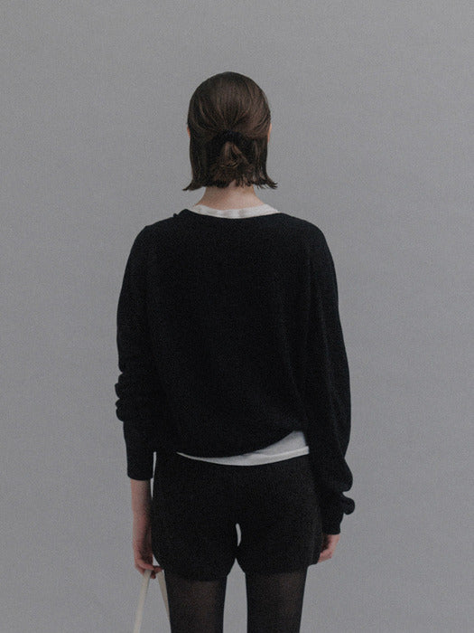 Nothing Written Hany cashmere knit (Black)