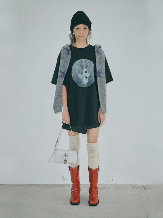 BELTED FLAP_cloud two-tone brushed